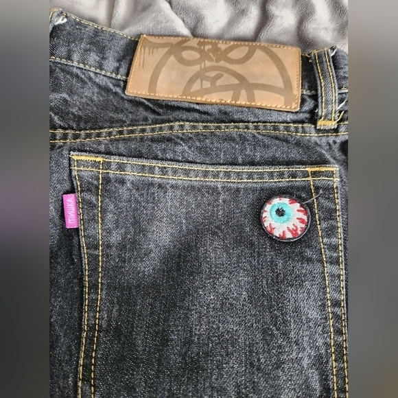 Japanese Selvedge Denim  With Pink Pockets - Picture 4 of 12